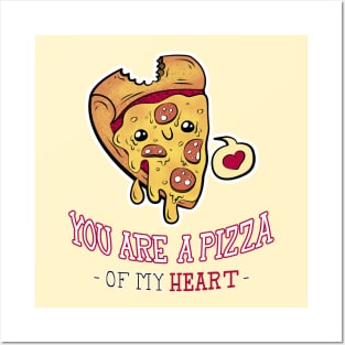 Pizza of my Heart Posters and Art